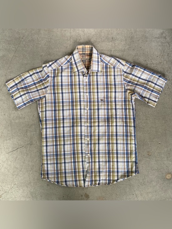 Burberry Other - Vintage Burberry London Men’s Plaid Nova Check Button Down Shirt